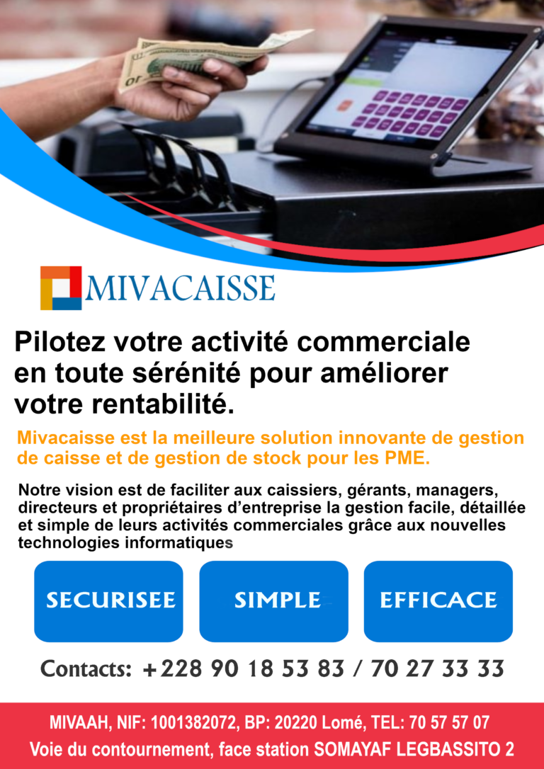 mivacaisse - La solution de gestion de caisse pour l'Afrique