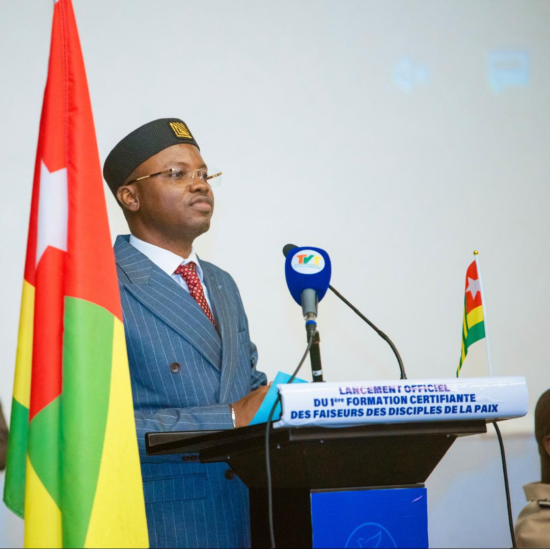 1 million de Disciples de la Paix : Amb. Johaness MAKOUVIA lance un Programme GÉNÉRATION PAIX au Togo